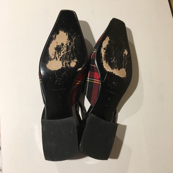 ABS Allen Schwartz Plaid Mules - Picture 4 of 5